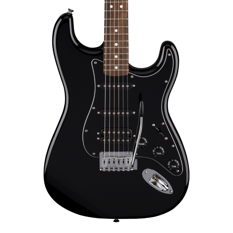 Guitarra Eléctrica Fender Standard Stratocaster HSS con diapasón de Laurel - Black