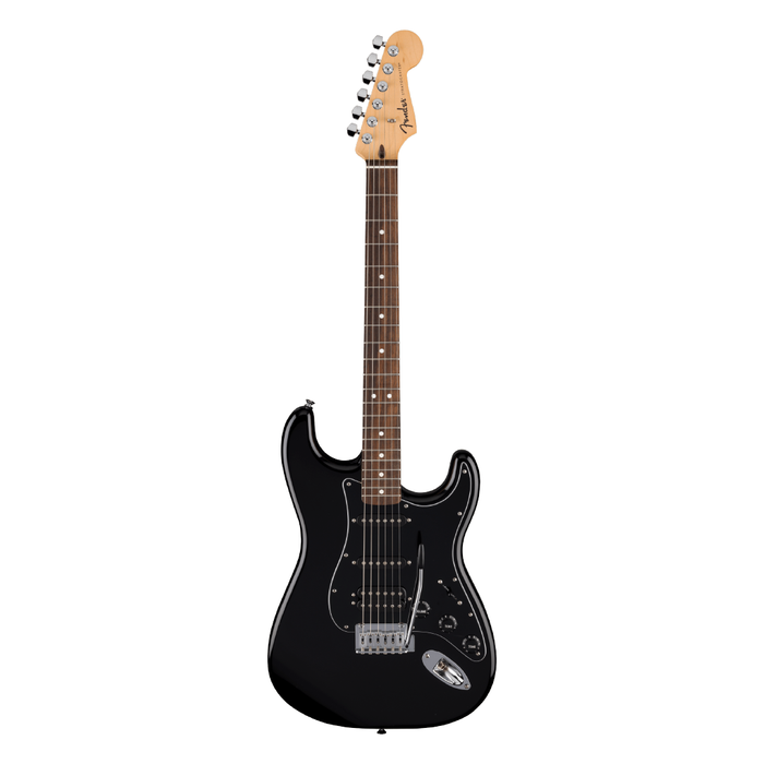 Guitarra Eléctrica Fender Standard Stratocaster HSS, diapasón de laurel - Black