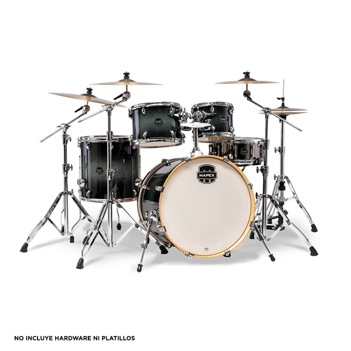 Batería Acústica Mapex Armory AR529SVOZ 5 Piezas - Black Onyx Burst