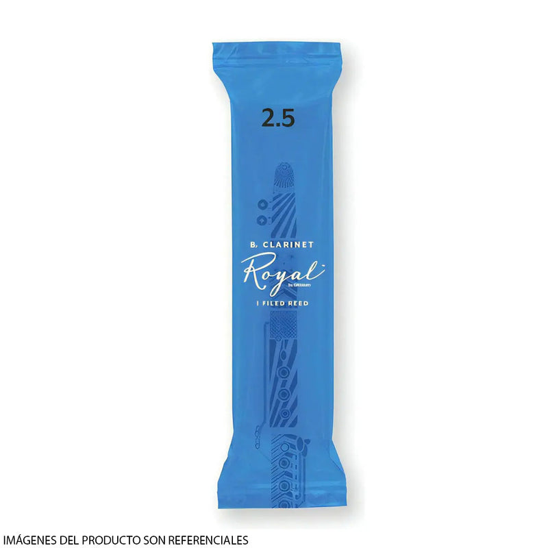 Cañas Rico Royal para Clarinete en Bb RCB0125-B25 de 2.5 (unidad)