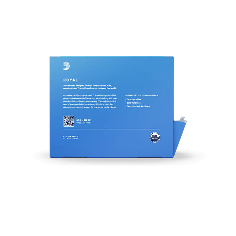 Pack de Cañas Rico Royal para Clarinete en Bb RCB0125-B25 de 2.5 ( unidad)