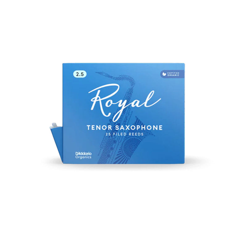 Pack de Cañas Royal Organic para Saxo Tenor de 2.5 RKB0125-B25 (25 unidades)