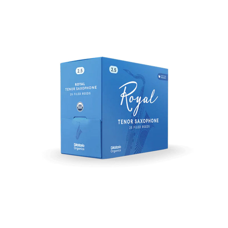 Pack de Cañas Royal Organic para Saxo Tenor de 2.5 RKB0125-B25 (25 unidades)