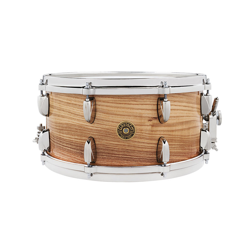 Tarola Gretsch 140th Anniversary USA Custom GRGL0714S6NK140 de 14"x7" - Figured Ash
