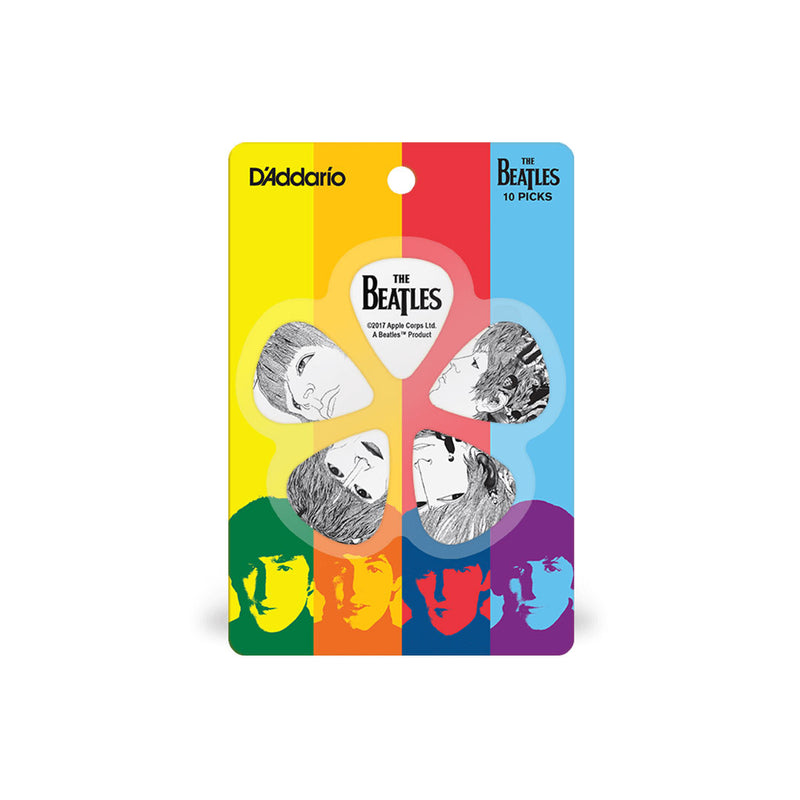 Uñas D'addario "The Beatles Revolver" 1CWH2-10B1 0.5 mm Pack de 10