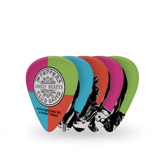 Uñas D'addario "The Beatles Sgt. Pepper's" de 0.5 mm Pack de 10