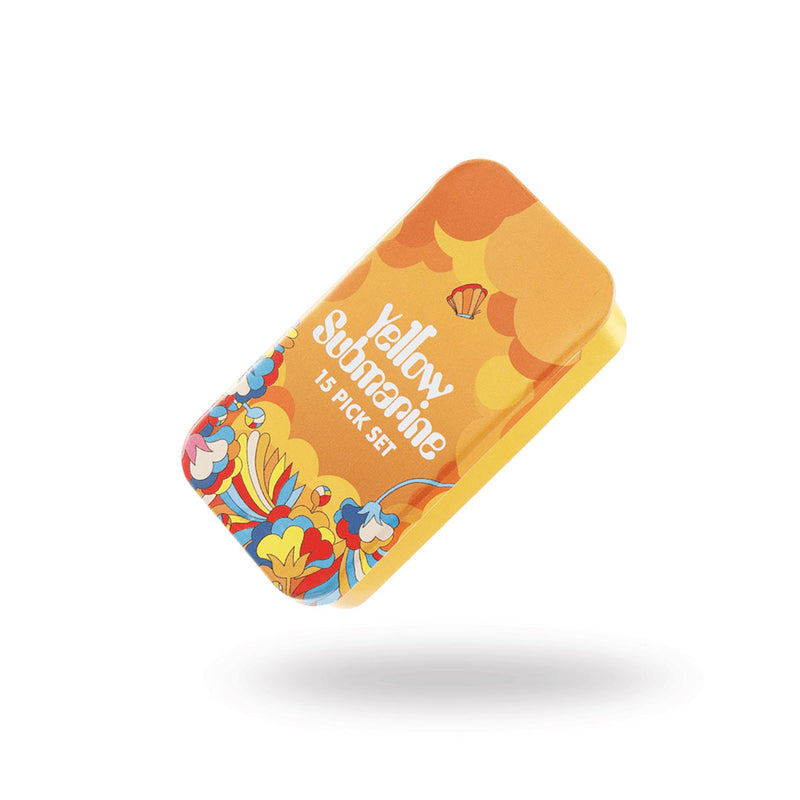 Uñas D'addario "The Beatles Yellow Submarine" 1CWH4-11B1 de 0.7 mm Pack de 15 - Orange