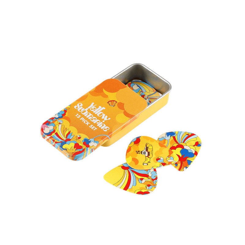 Uñas D'addario "The Beatles Yellow Submarine" 1CWH4-11B1 de 0.7 mm Pack de 15 - Orange