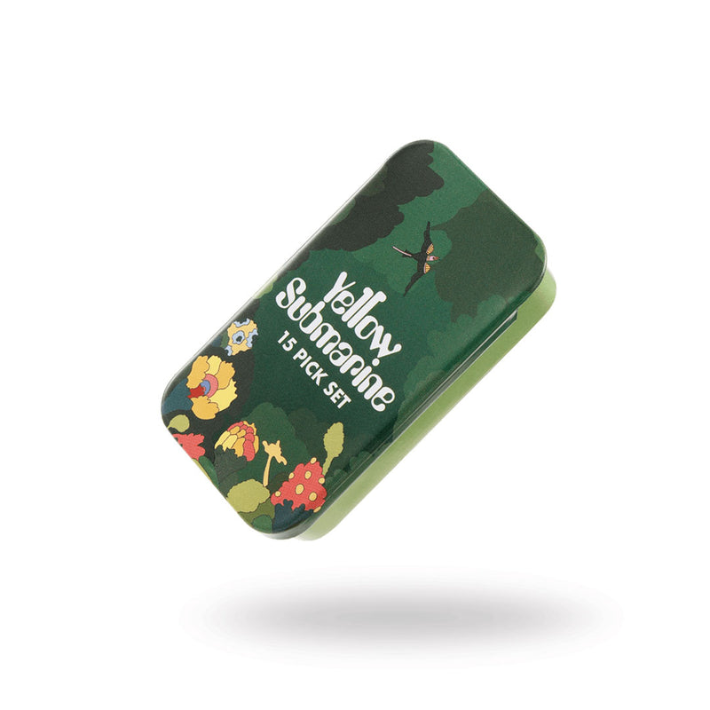 Uñas D'addario "The Beatles Yellow Submarine" 1CWH4-11B2 de 0.7 mm Pack de 15 - Green