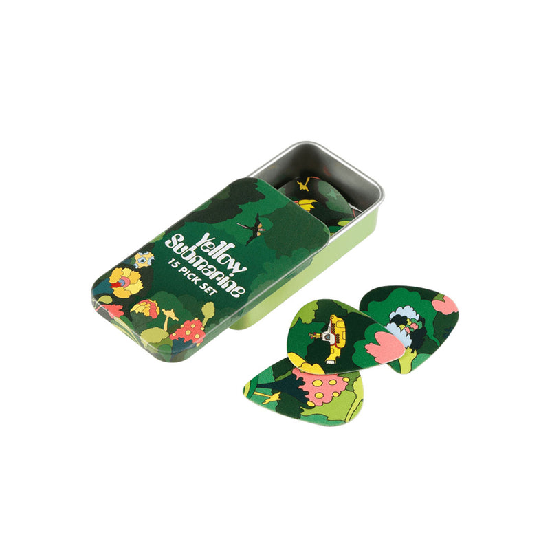 Uñas D'addario "The Beatles Yellow Submarine" 1CWH4-11B2 de 0.7 mm Pack de 15 - Green