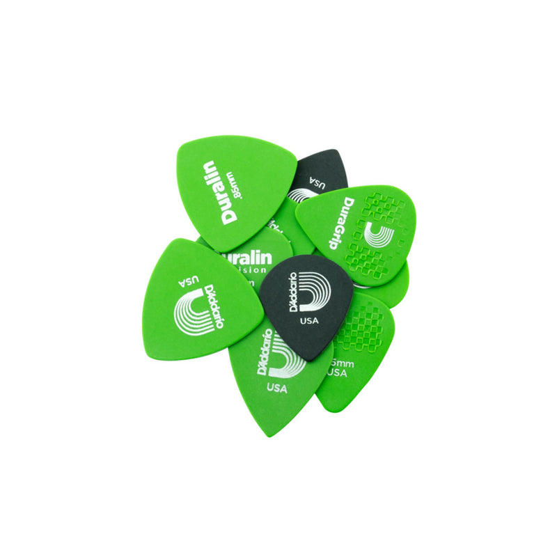 Uñas D'addario Duralin 0.7 mm Pack de 10 - Green