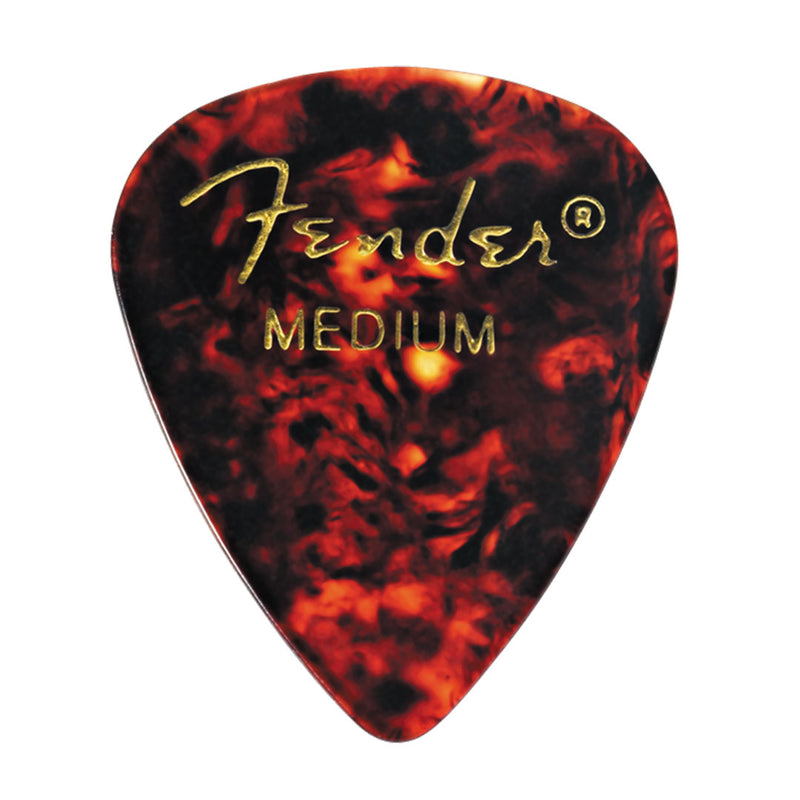 Pack de 12 Uñas Fender de Celuloide Forma 351 - Medium
