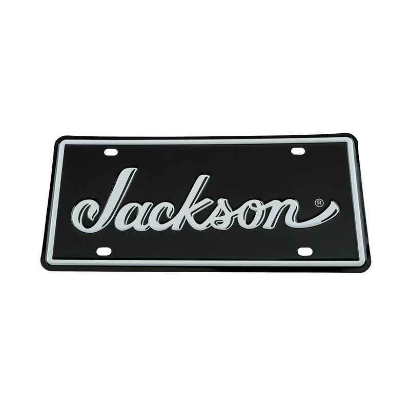 Placa de matrícula Jacksn - Plateado