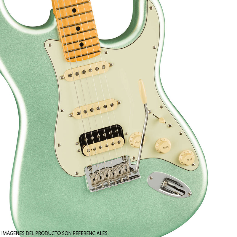 Guitarra Eléctrica Fender American Professional II Stratocaster® HSS con diapasón de Maple - Mystic Surf Green