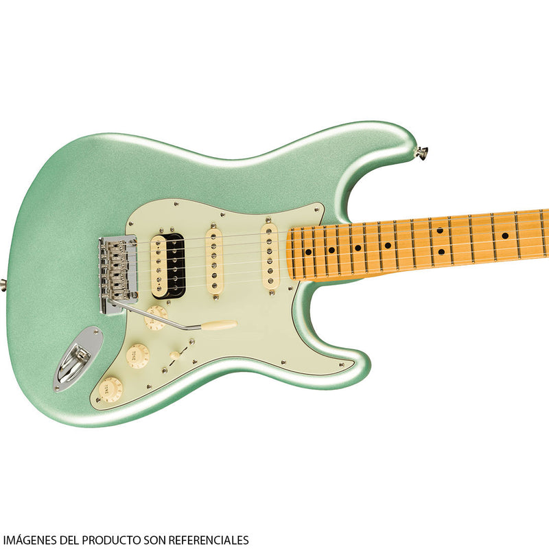 Guitarra Eléctrica Fender American Professional II Stratocaster® HSS con diapasón de Maple - Mystic Surf Green