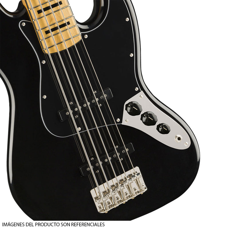 Bajo Electrico Squier Classic Vibe '70s Jazz Bass® V con diapasón de Maple - Black