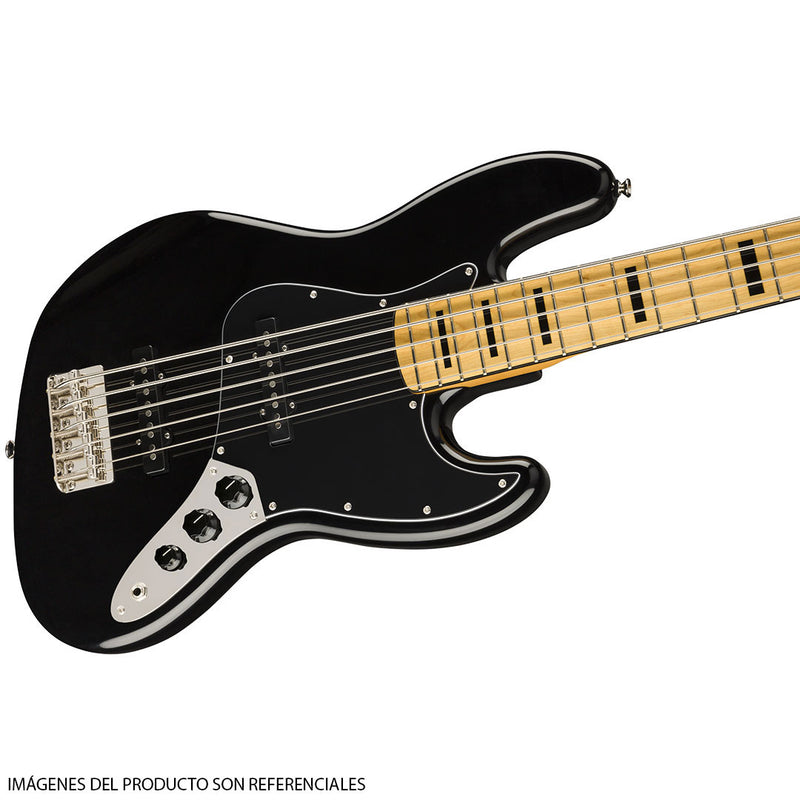Bajo Electrico Squier Classic Vibe '70s Jazz Bass® V con diapasón de Maple - Black