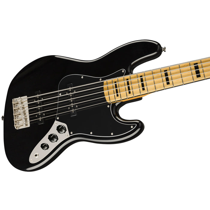 Bajo Electrico Squier Classic Vibe '70s Jazz Bass V Maple Black