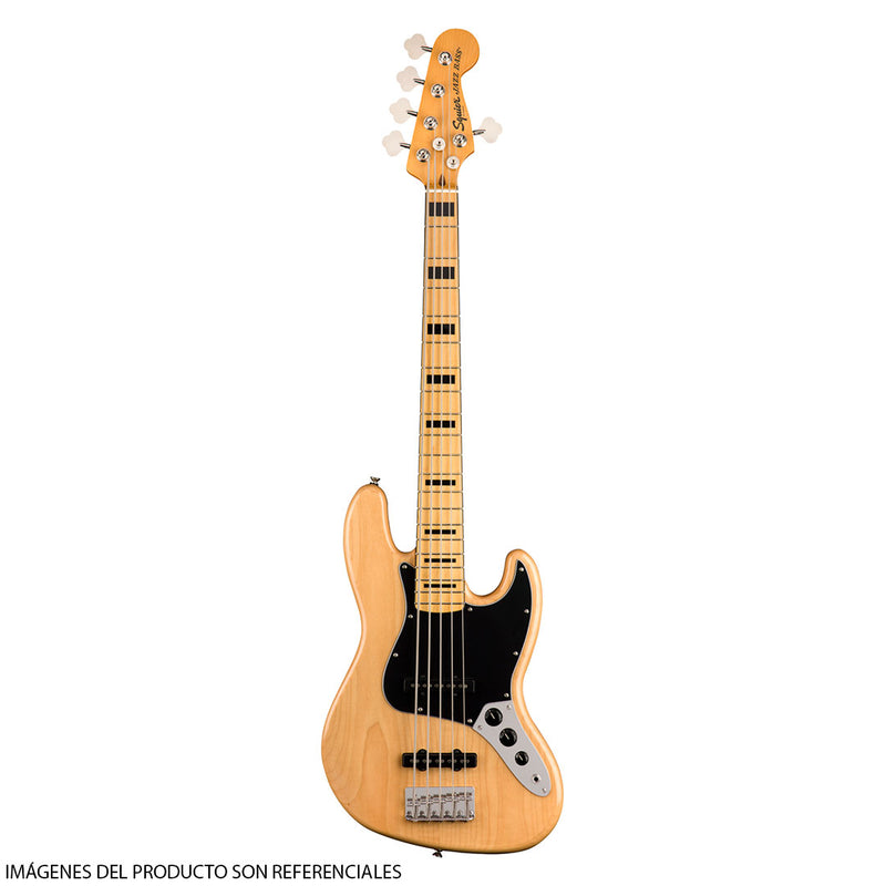 Bajo Eléctrico Squier Classic Vibe '70s Jazz Bass® V de 5 cuerdas con diapasón de Maple - Natural