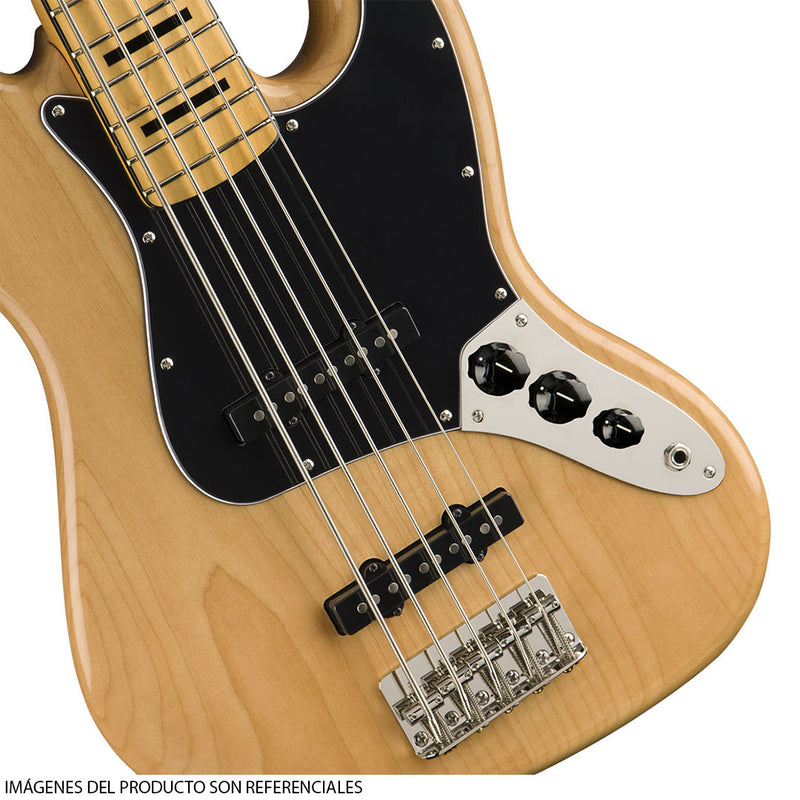 Bajo Eléctrico Squier Classic Vibe '70s Jazz Bass® V de 5 cuerdas con diapasón de Maple - Natural