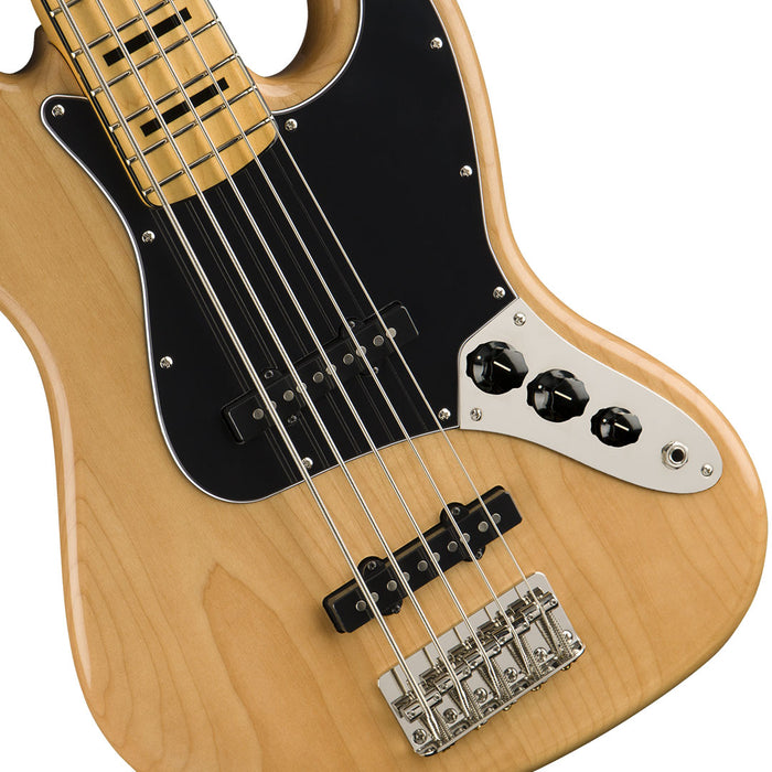 Bajo Eléctrico Squier Classic Vibe ’70s Jazz Bass de 5 cuerdas - Natural