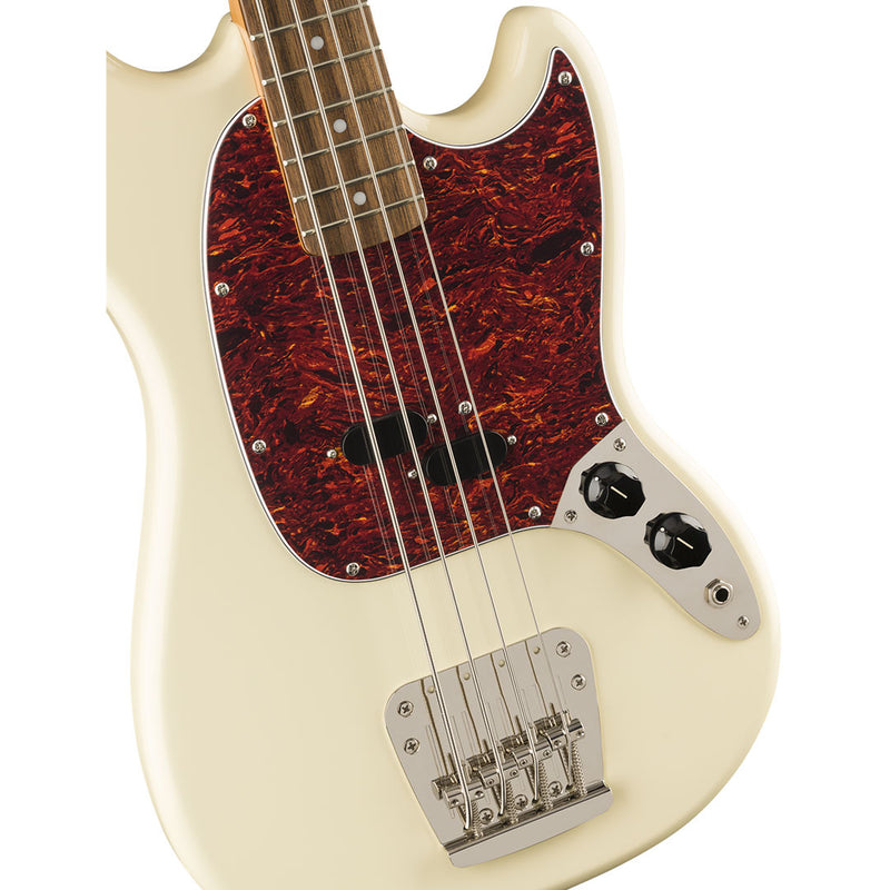 Bajo Electrico Squier Classic Vibe '60s Mustang® Bass con diapasón de Laurel - Olympic White