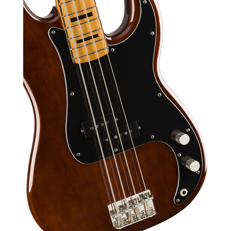Bajo Eléctrico SquierClassic Vibe '70s Precision Bass® con mástil de Maple - Walnut