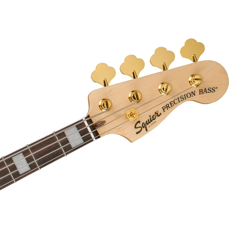 Bajo Eléctrico Squier  40th Anniversary Precision Bass® Gold Edition con mástil de Laurel - Black