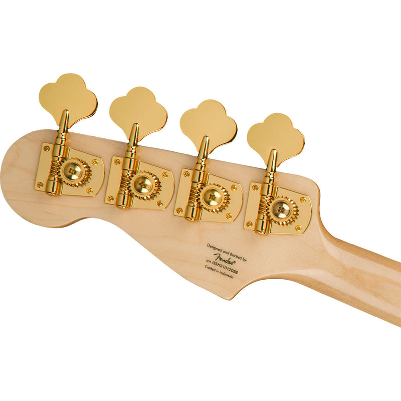 Bajo Eléctrico Squier  40th Anniversary Precision Bass® Gold Edition con mástil de Laurel - Black