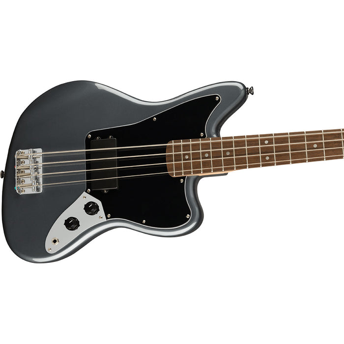Bajo Eléctrico Squier Affinity Series Jaguar Bass H con mástil de laurel - Charcoal Frost Metallic