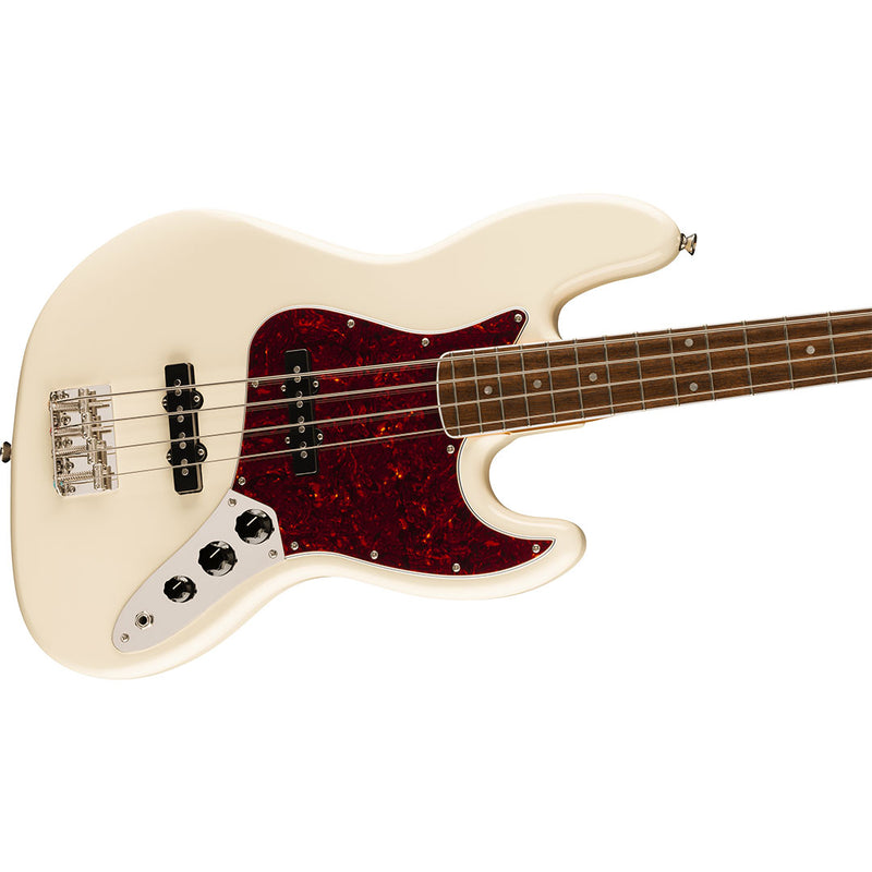 Bajo Eléctrico Squier Jazz Bass® Classic Vibe™ Mid-'60s de Edición Limitada con mástil de Laurel - Olympic White