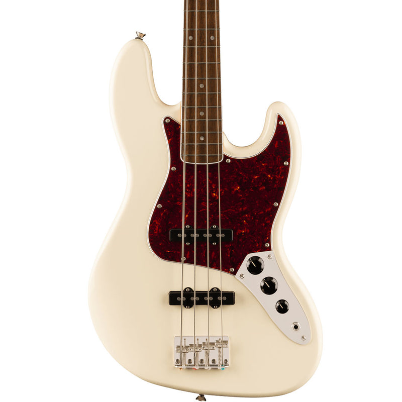 Bajo Eléctrico Squier Jazz Bass® Classic Vibe™ Mid-'60s de Edición Limitada con mástil de Laurel - Olympic White