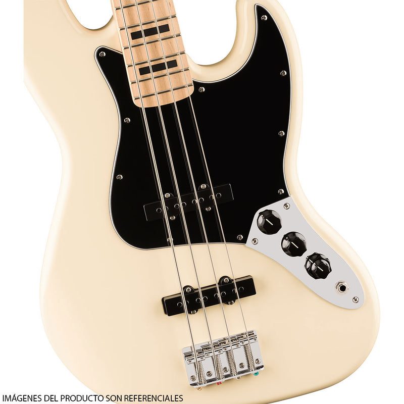 Bajo Eléctrico Squier Affinity® Active Jazz Bass® con diapasón de Maple - Olympic White