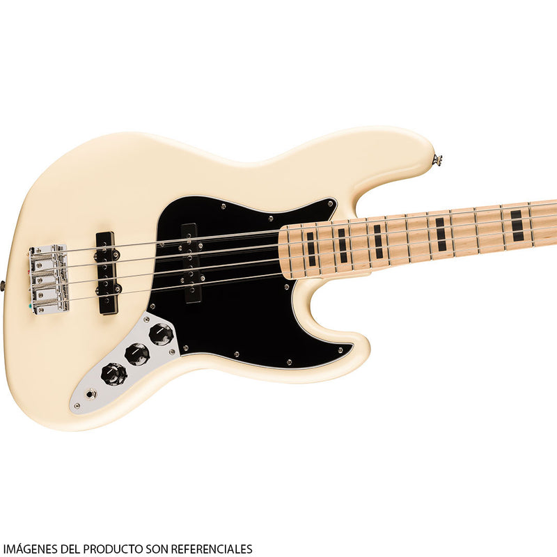 Bajo Eléctrico Squier Affinity® Active Jazz Bass® con diapasón de Maple - Olympic White