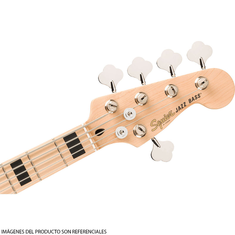 Bajo Eléctrico Squier Affinity™ Jazz Bass® V Active de 5 cuerdas con diapasón de Maple - Black Metallic