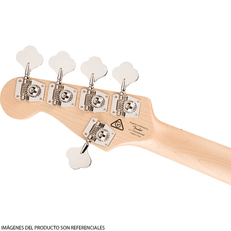 Bajo Eléctrico Squier Affinity™ Jazz Bass® V Active de 5 cuerdas con diapasón de Maple - Black Metallic
