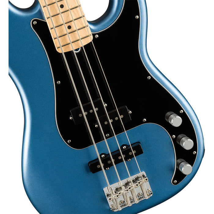 Bajo Eléctrico Fender American Performer Precision Bass con mástil de Maple - Satin Lake Placid Blue