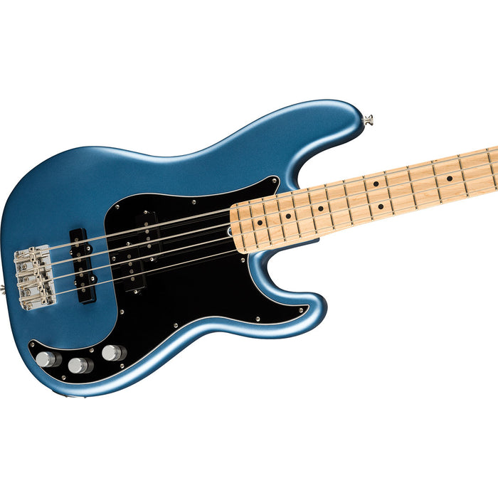 Bajo Eléctrico Fender American Performer Precision Bass con mástil de Maple - Satin Lake Placid Blue