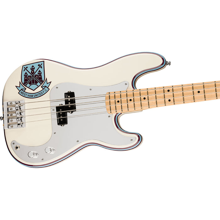 Bajo Eléctrico Fender Steve Harris Precision Bass con cuello de Maple - Olympic White