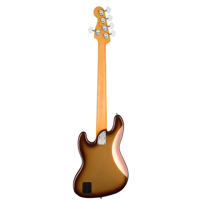 Bajo Eléctrico Fender American Ultra Jazz Bass V con mástil de palo de rosa - Mocha Burst