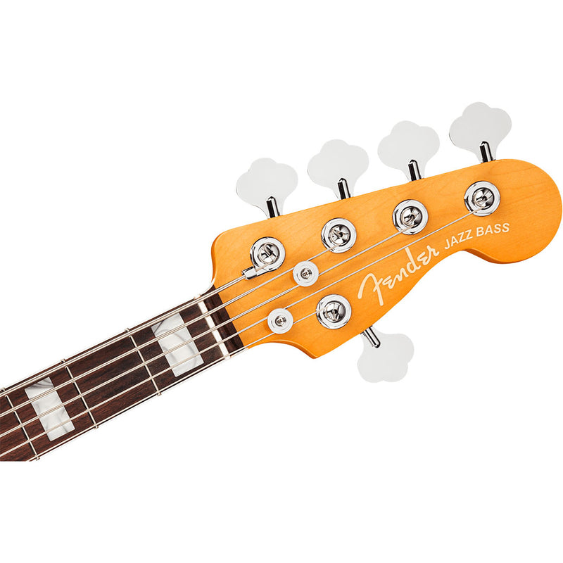 Bajo Eléctrico Fender American Ultra Jazz Bass V con mástil de palo de rosa - Mocha Burst