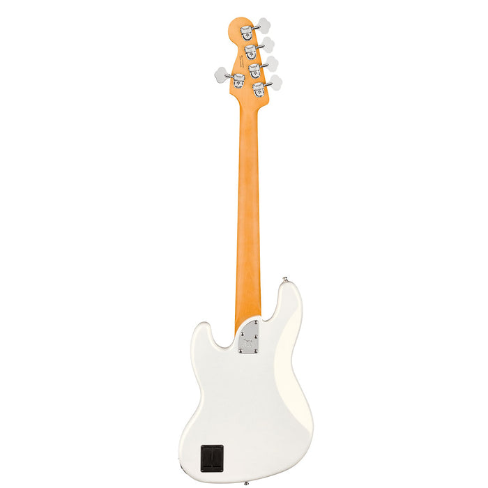Bajo Eléctrico Fender American Ultra Jazz Bass V con mástil de maple, Arctic Pearl