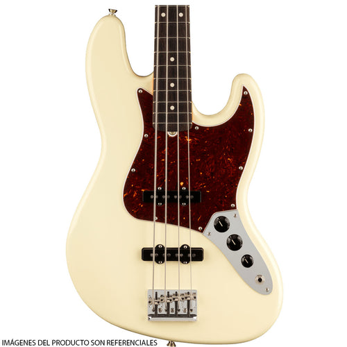 Bajo Eléctrico Fender American Professional II Jazz Bass® con diapasón de Palo de Rosa - Olympic White