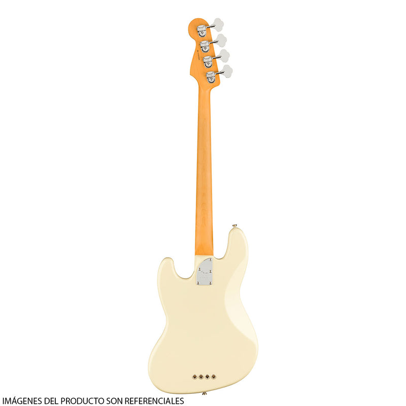 Bajo Eléctrico Fender American Professional II Jazz Bass® con diapasón de Palo de Rosa - Olympic White