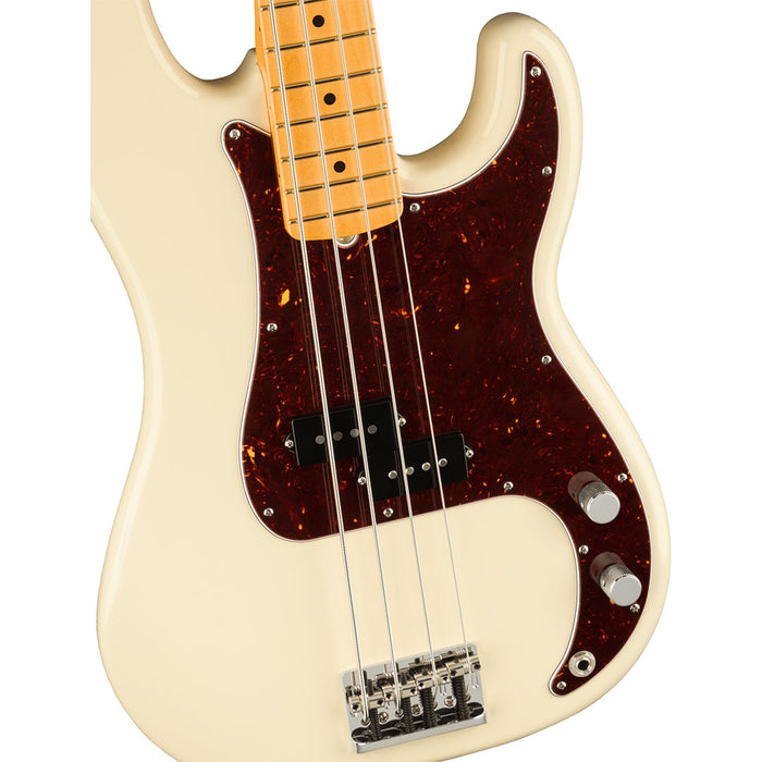 Bajo Eléctrico Fender American Professional II Precision Bass con mástil de Maple - Olympic White