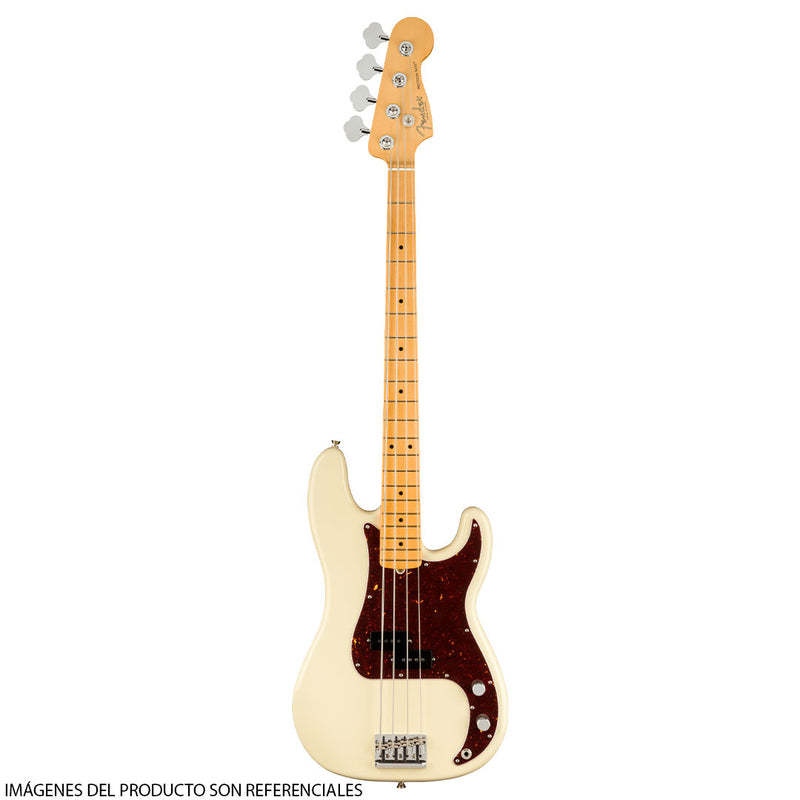 Bajo Eléctrico Fender American Professional II Precision Bass® con diapasón de Maple - Olympic White