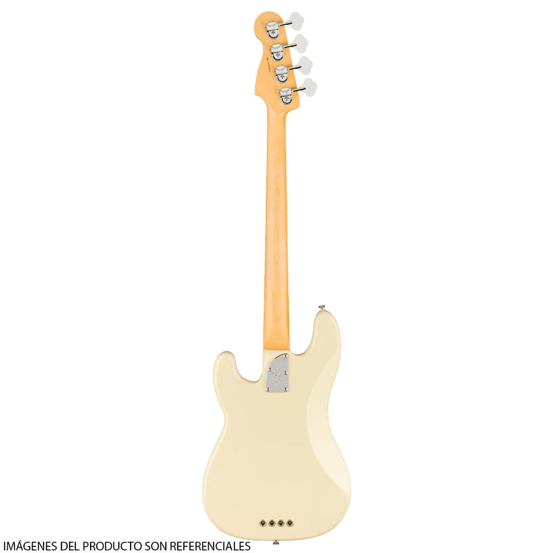 Bajo Eléctrico Fender American Professional II Precision Bass® con diapasón de Maple - Olympic White
