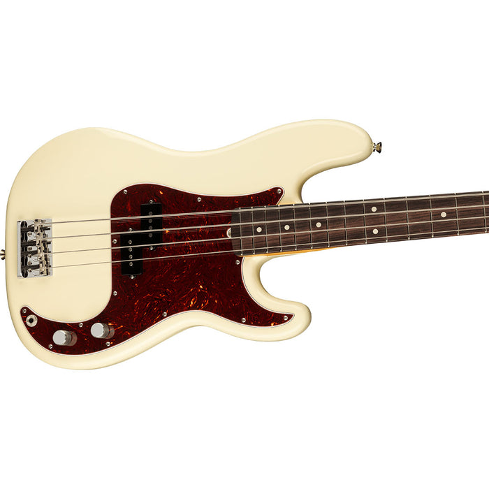 Bajo Eléctrico Fender American Professional II Precision Bass con mástil de Palo Rosa - Olympic White