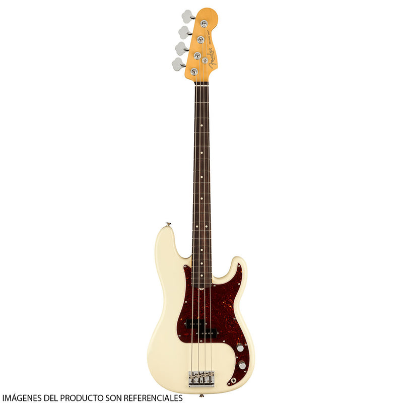 Bajo Eléctrico Fender American Professional II Precision Bass® con diapasón de Palorosa - Olympic White