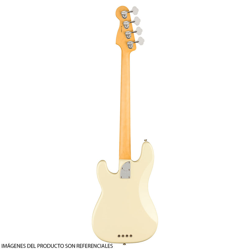 Bajo Eléctrico Fender American Professional II Precision Bass® con diapasón de Palorosa - Olympic White